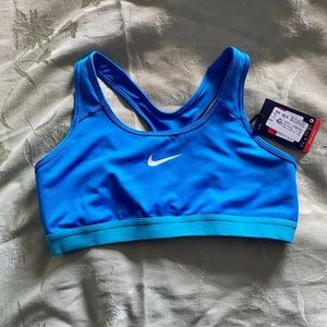 Blue Nike Sports Bra Size Large